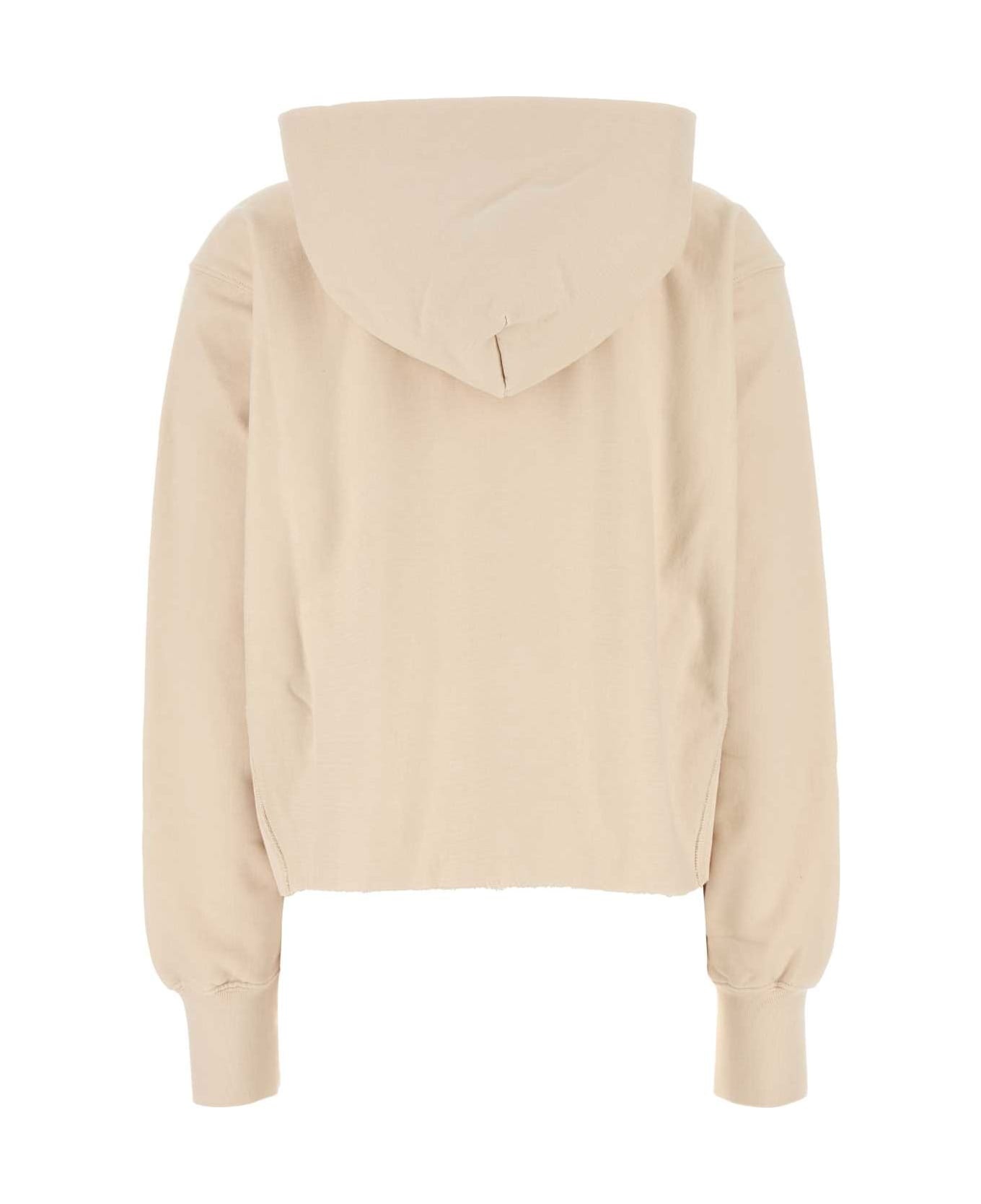 Cream Cotton Sweatshirt - 2