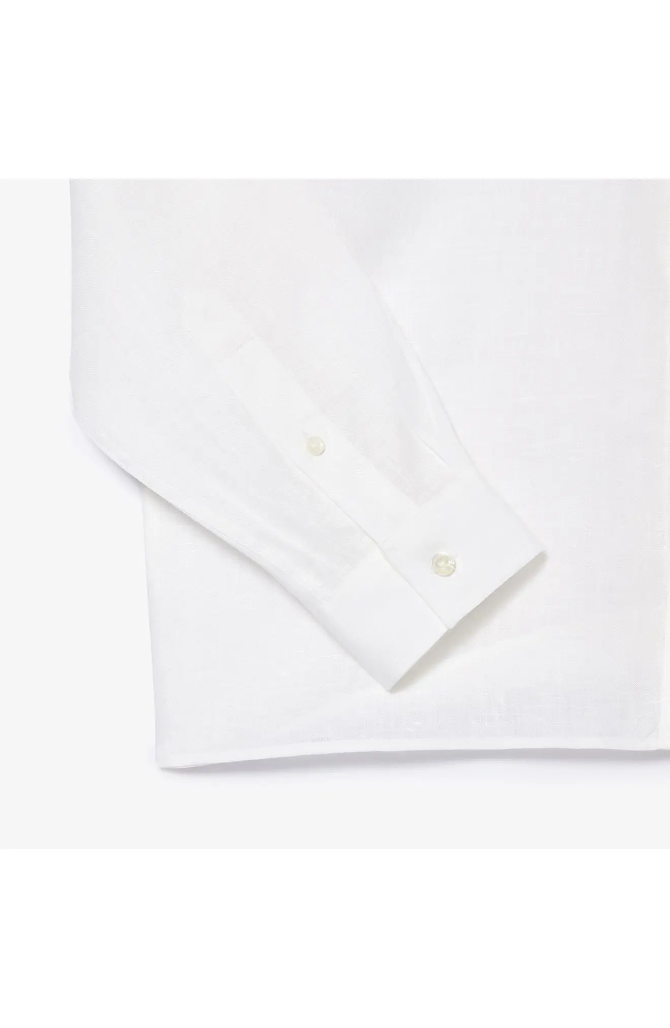 Regular Fit Linen Button-Down Shirt - 7