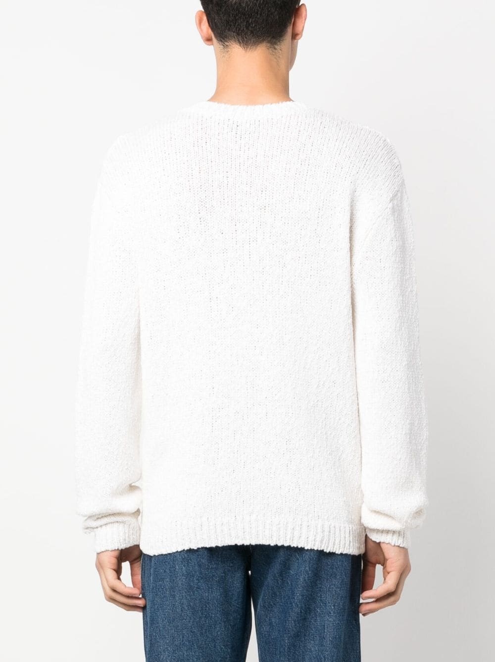 crew-neck knitted jumper - 4