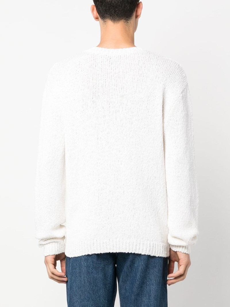 crew-neck knitted jumper 4