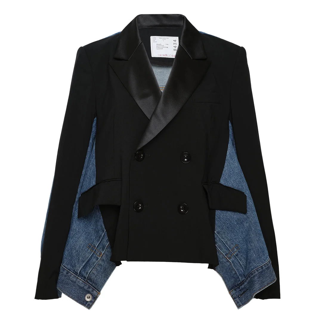 Wool Suiting x Denim Jacket - 1