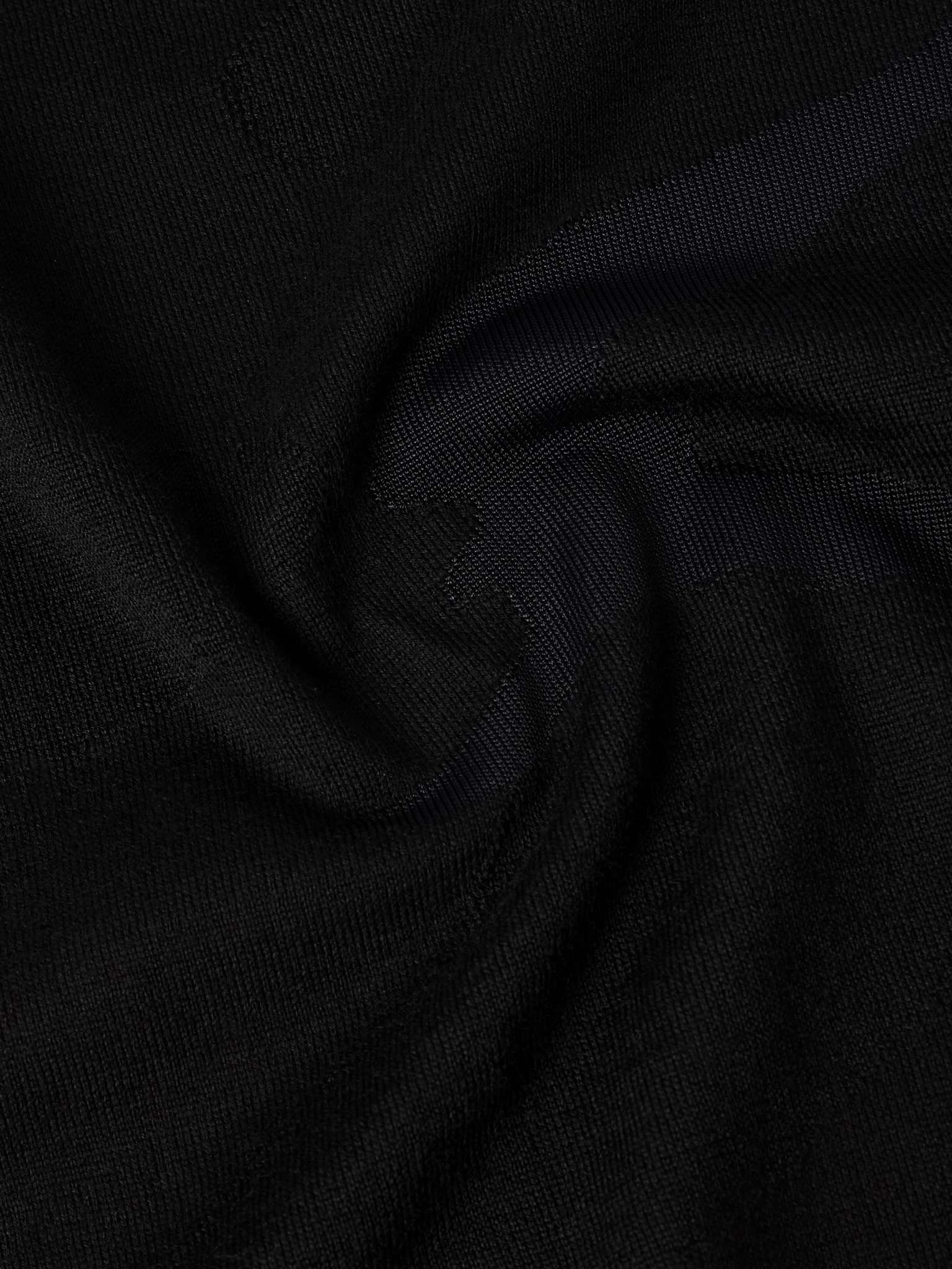 Slim-Fit Camouflage Jacquard-Knit Sweater - 4