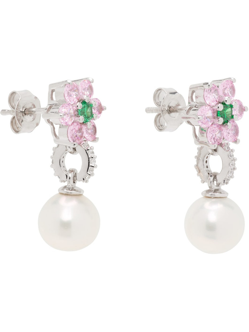 VEERT Flower Freshwater Pearl Earrings outlook
