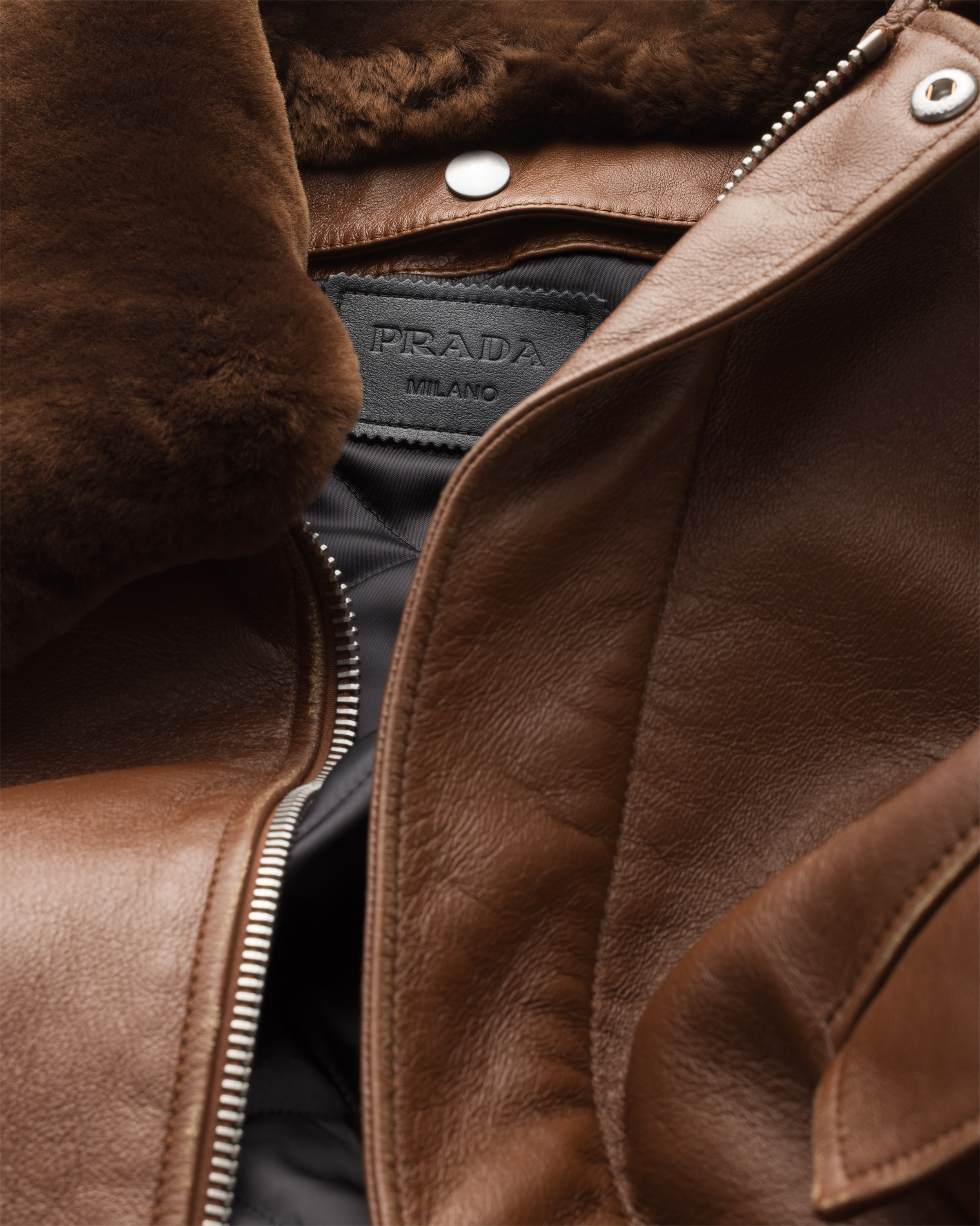 Nappa leather bomber jacket - 7
