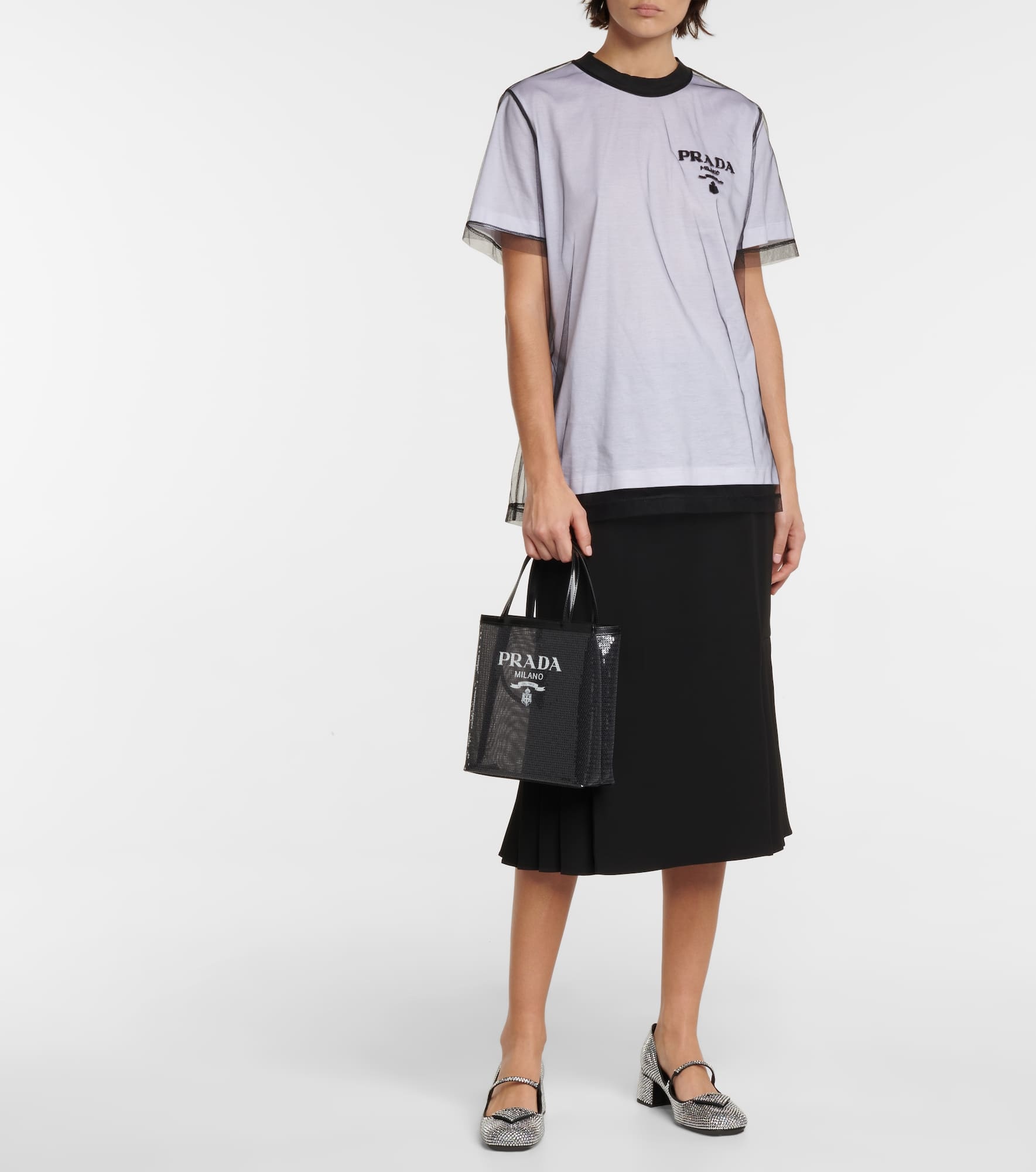 Logo sequin-embellished tote - 5