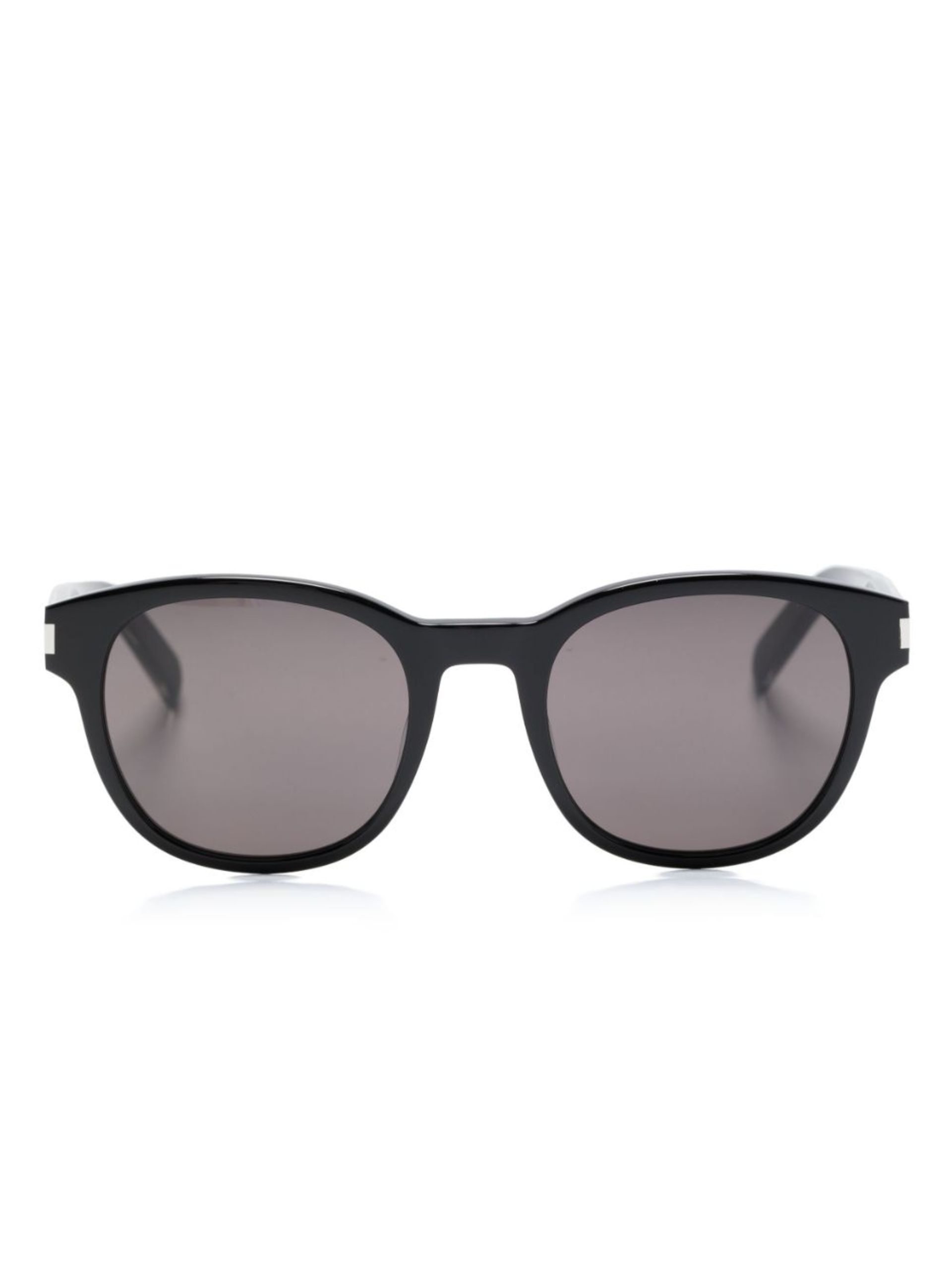 Black Logo Square-Frame Sunglasses - 1