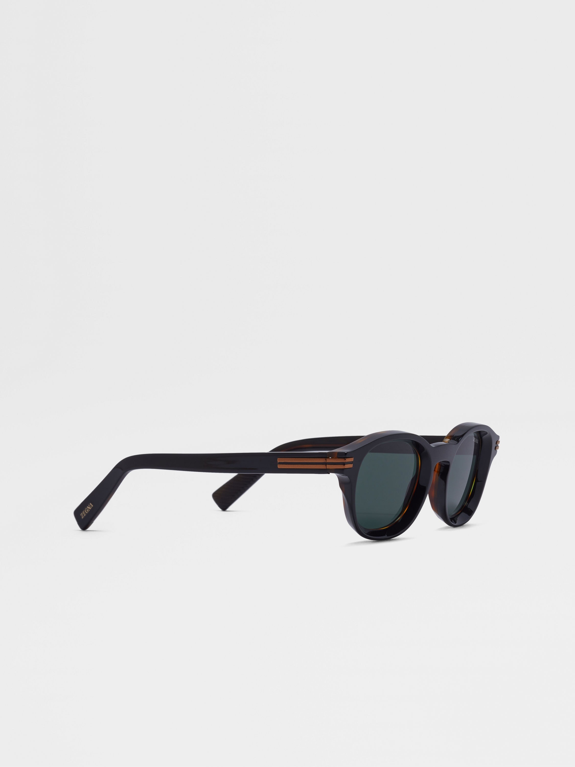 BLACK AND HAVANA AURORA I ACETATE SUNGLASSES - 3