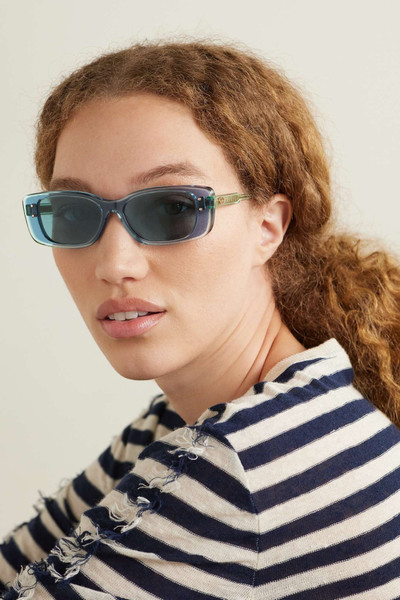 Dior DiorHighlight S21 rectangle-frame acetate sunglasses outlook