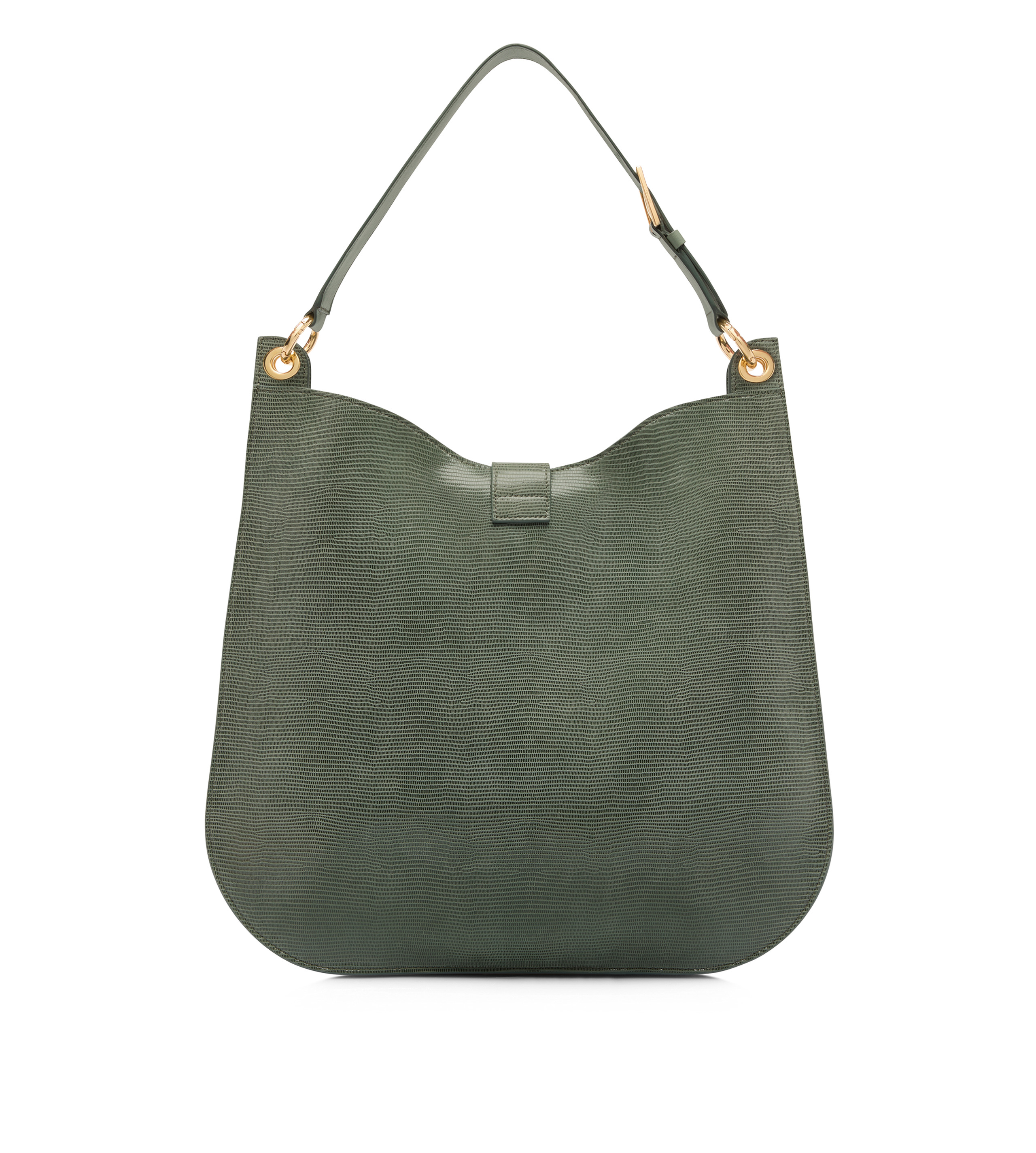 LIZARD-EFFECT SUEDE LEATHER TARA LARGE CROSSBODY - 3