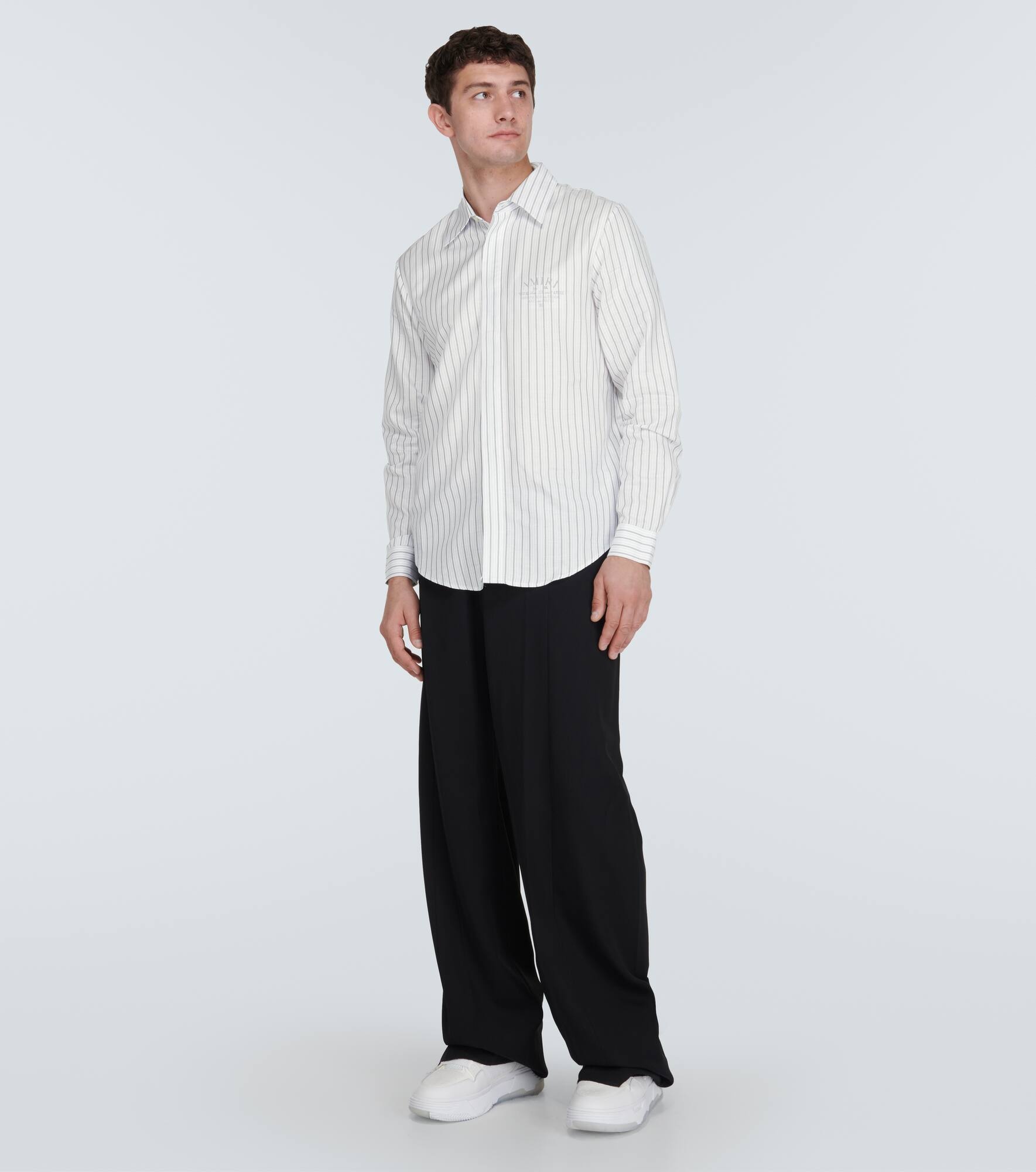 Cotton pinstripe poplin shirt - 2