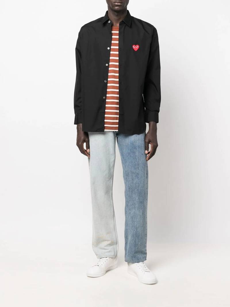 Comme des Garçons PLAY embroidered-logo detail shirt outlook