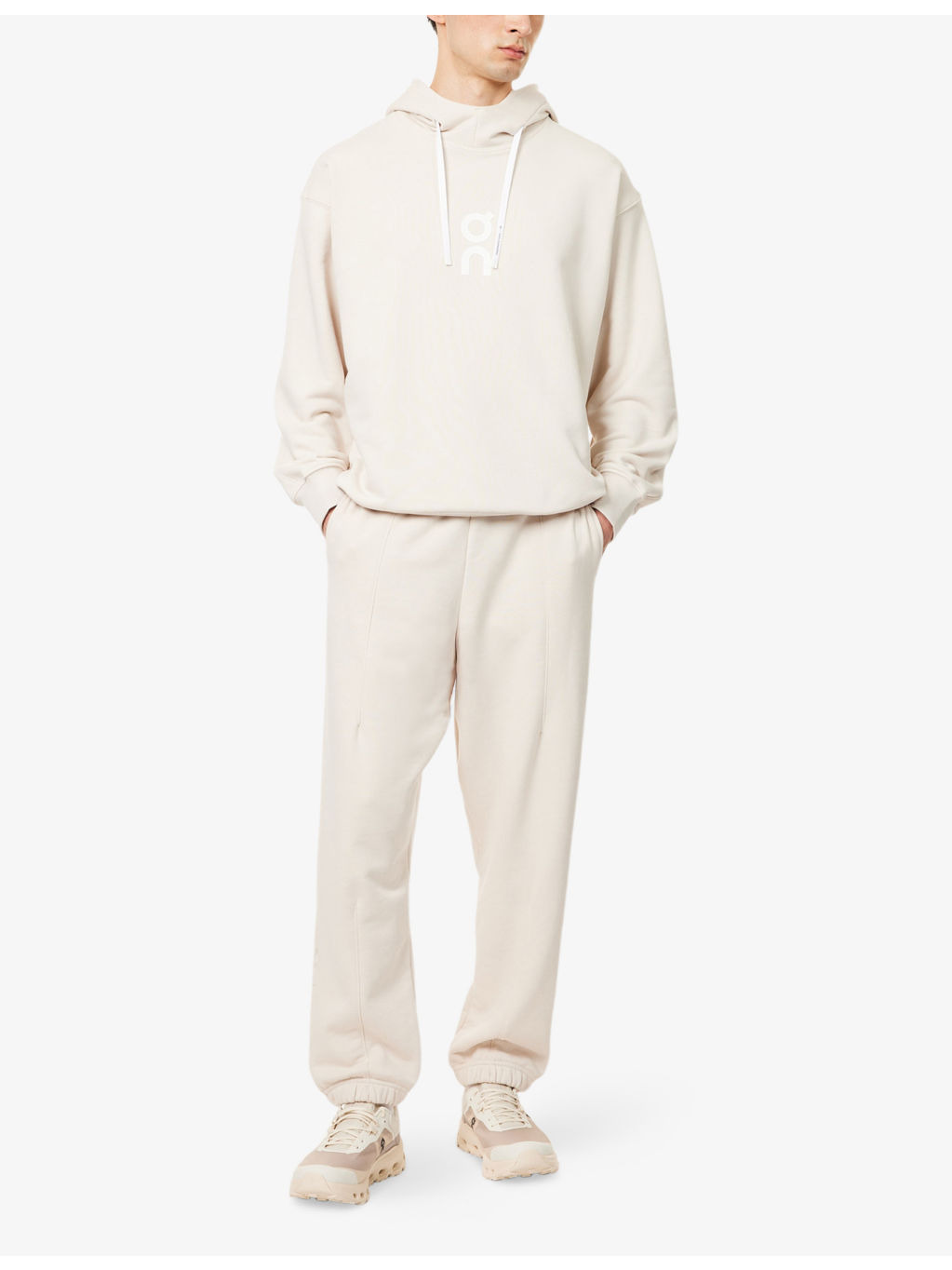 Club Elasticated-Cuffs Cotton-Blend Jogging Bottoms - 2