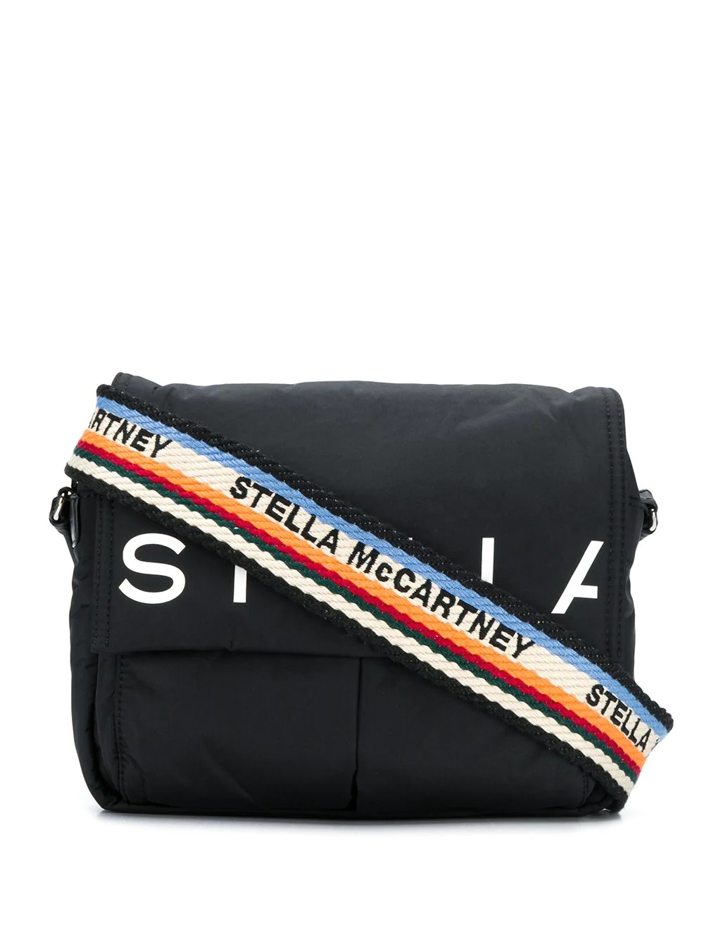 Stella Logo padded shoulder bag - 1