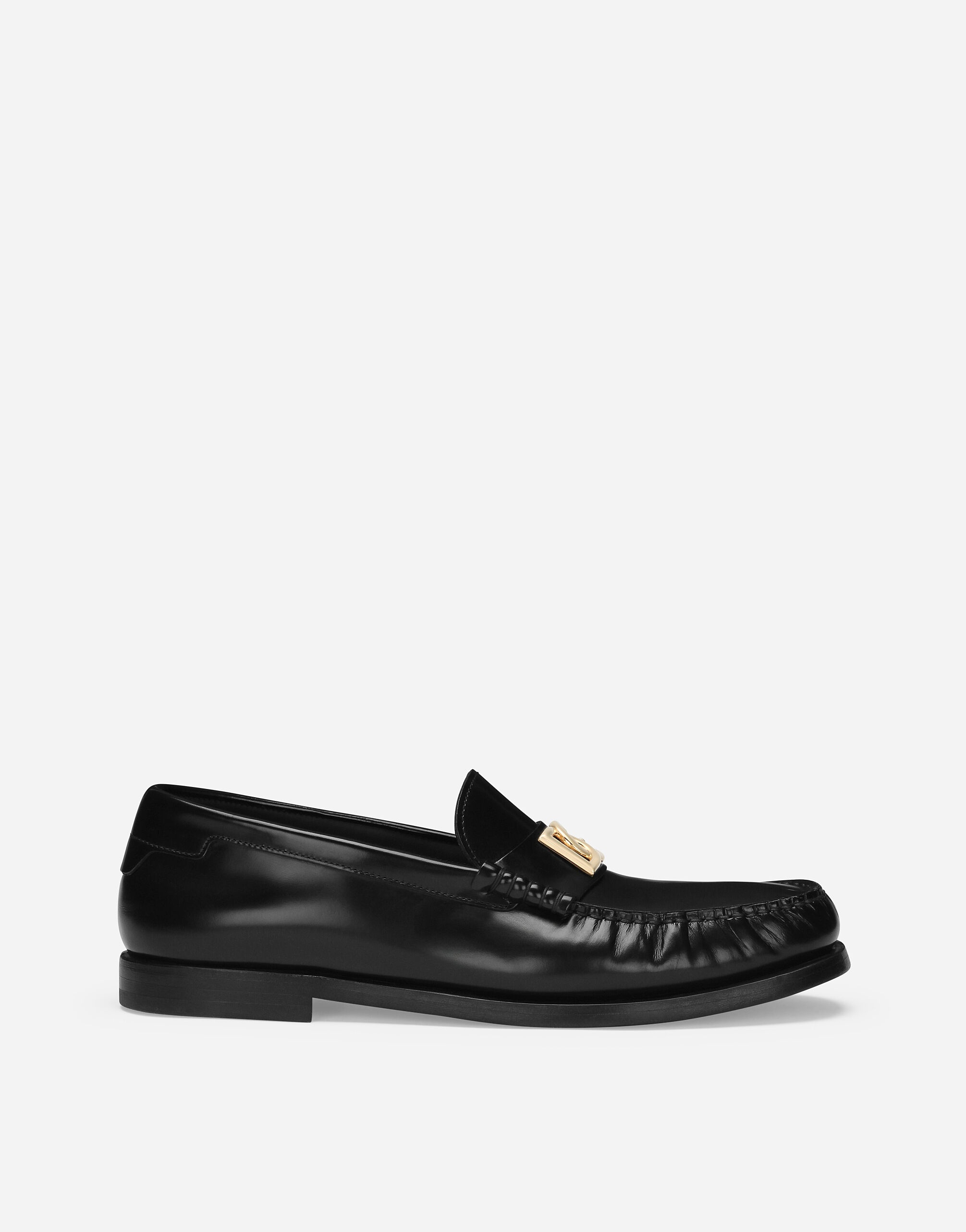 Brushed calfskin loafers - 1