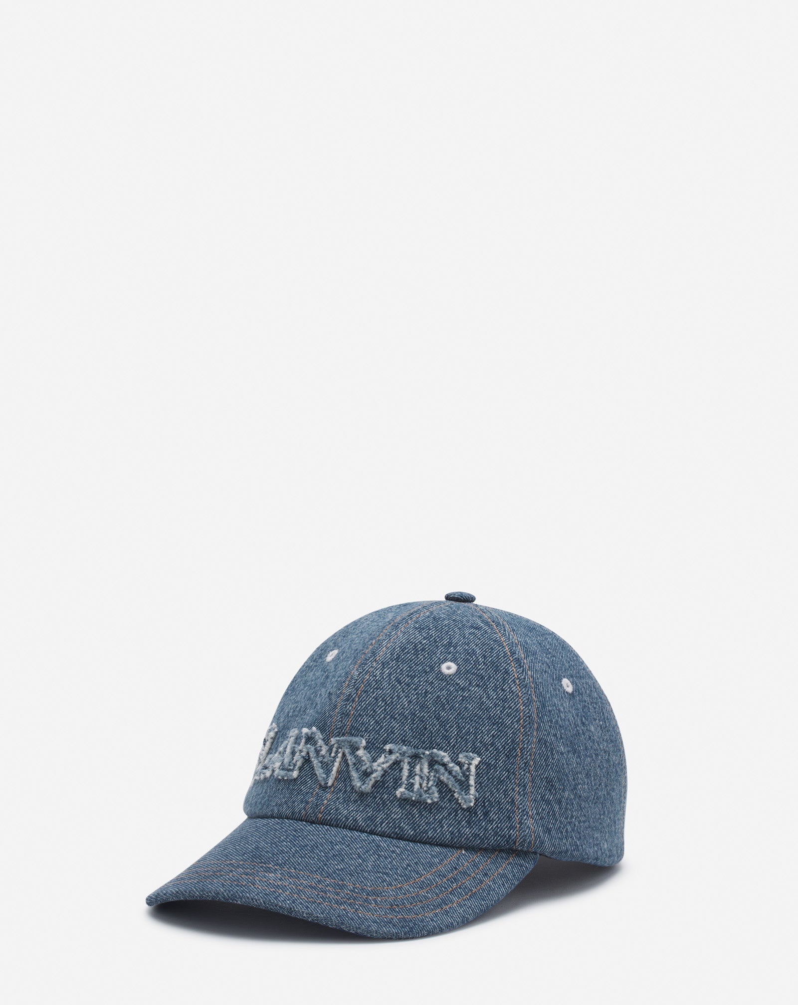 LANVIN CAP IN DENIM - 3