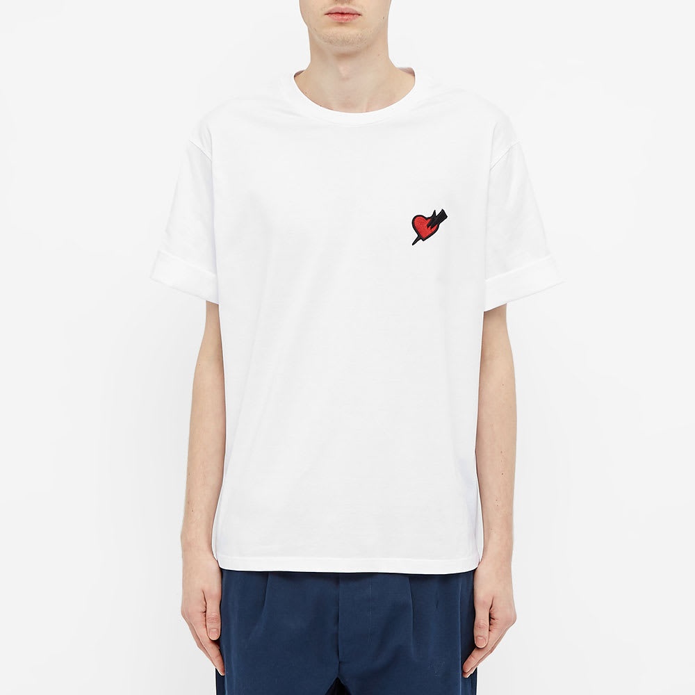 Neil Barrett Love Heart Patch Tee - 3