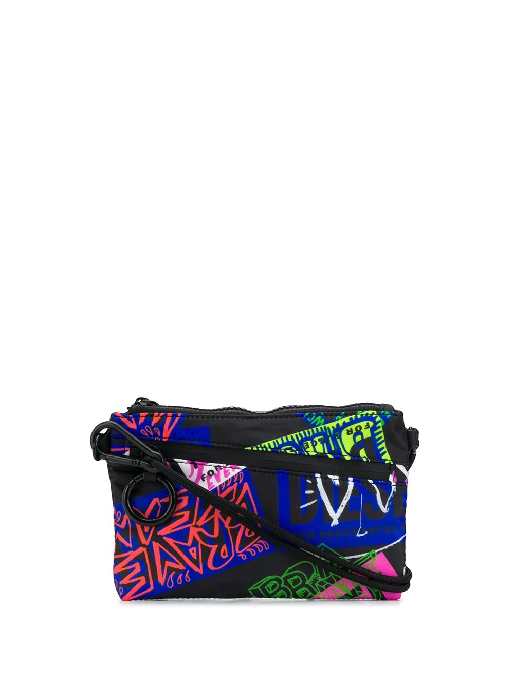 graphic print cross body bag - 1