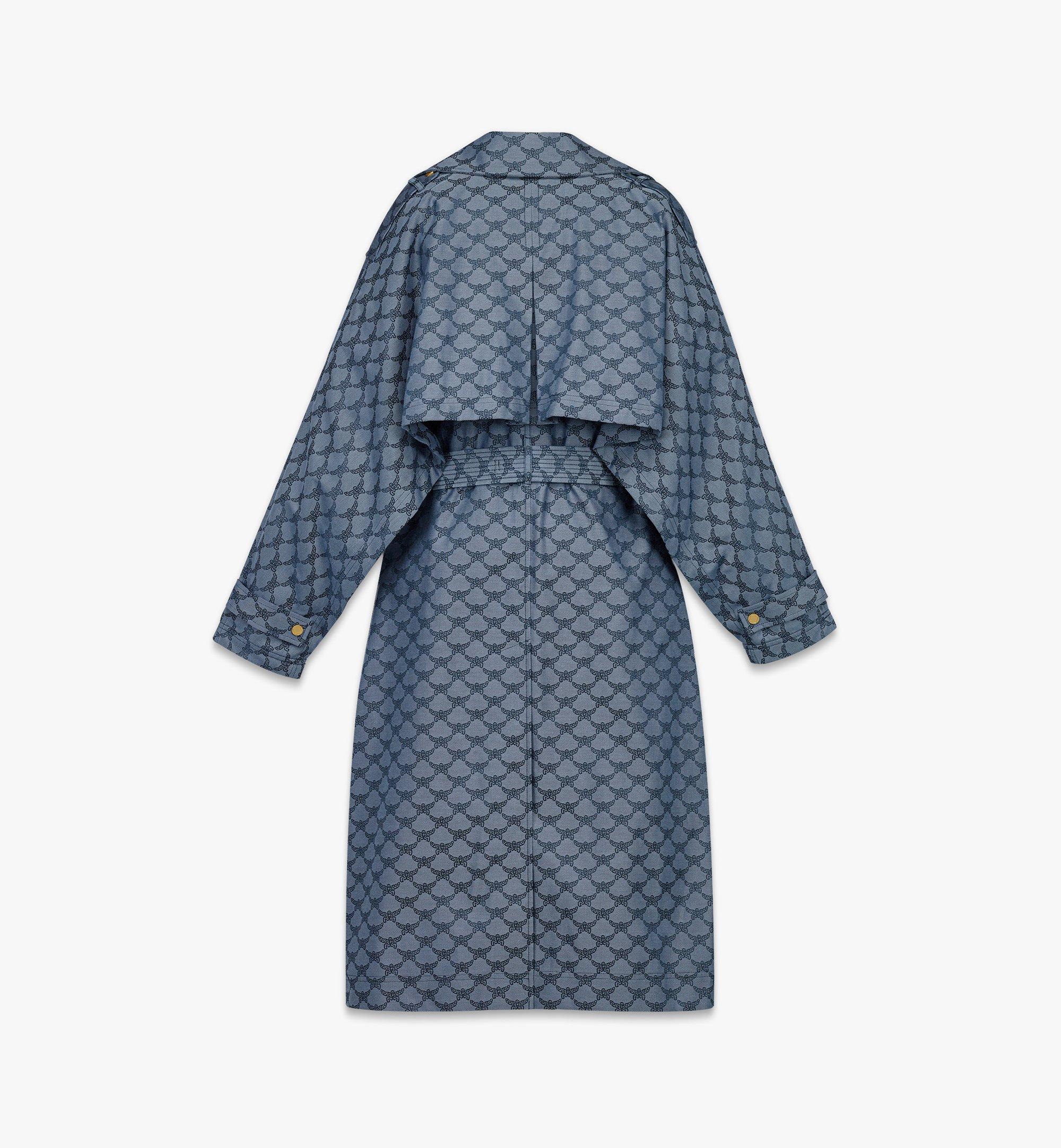 Trench Coat in Lauretos Denim Jacquard - 2