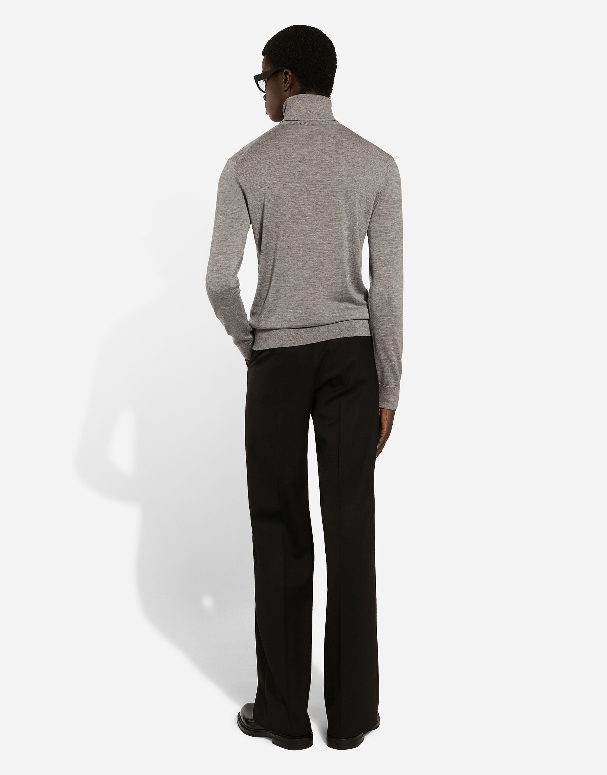 Cashmere turtle-neck sweater - 3