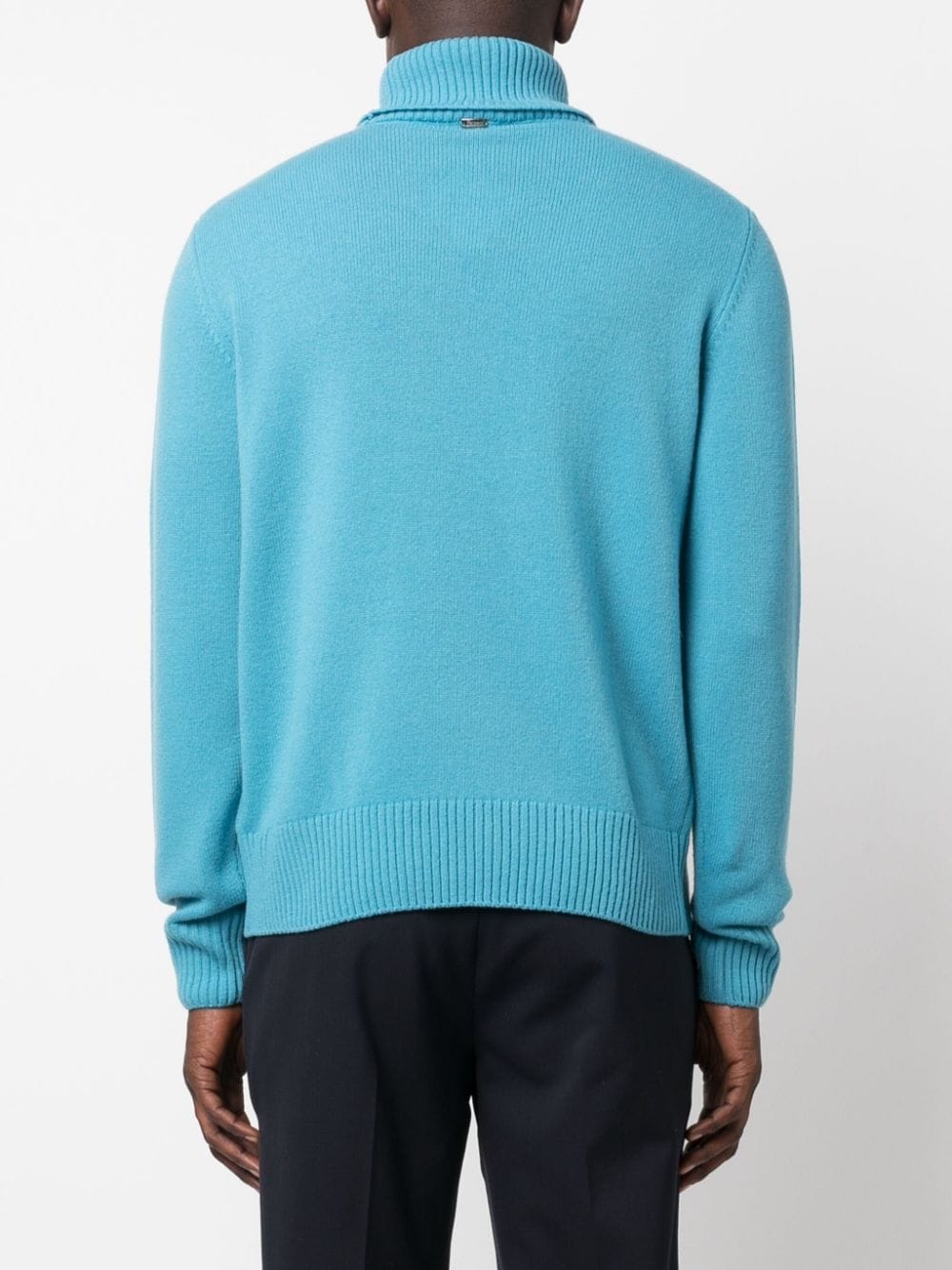 roll-neck wool jumper - 4