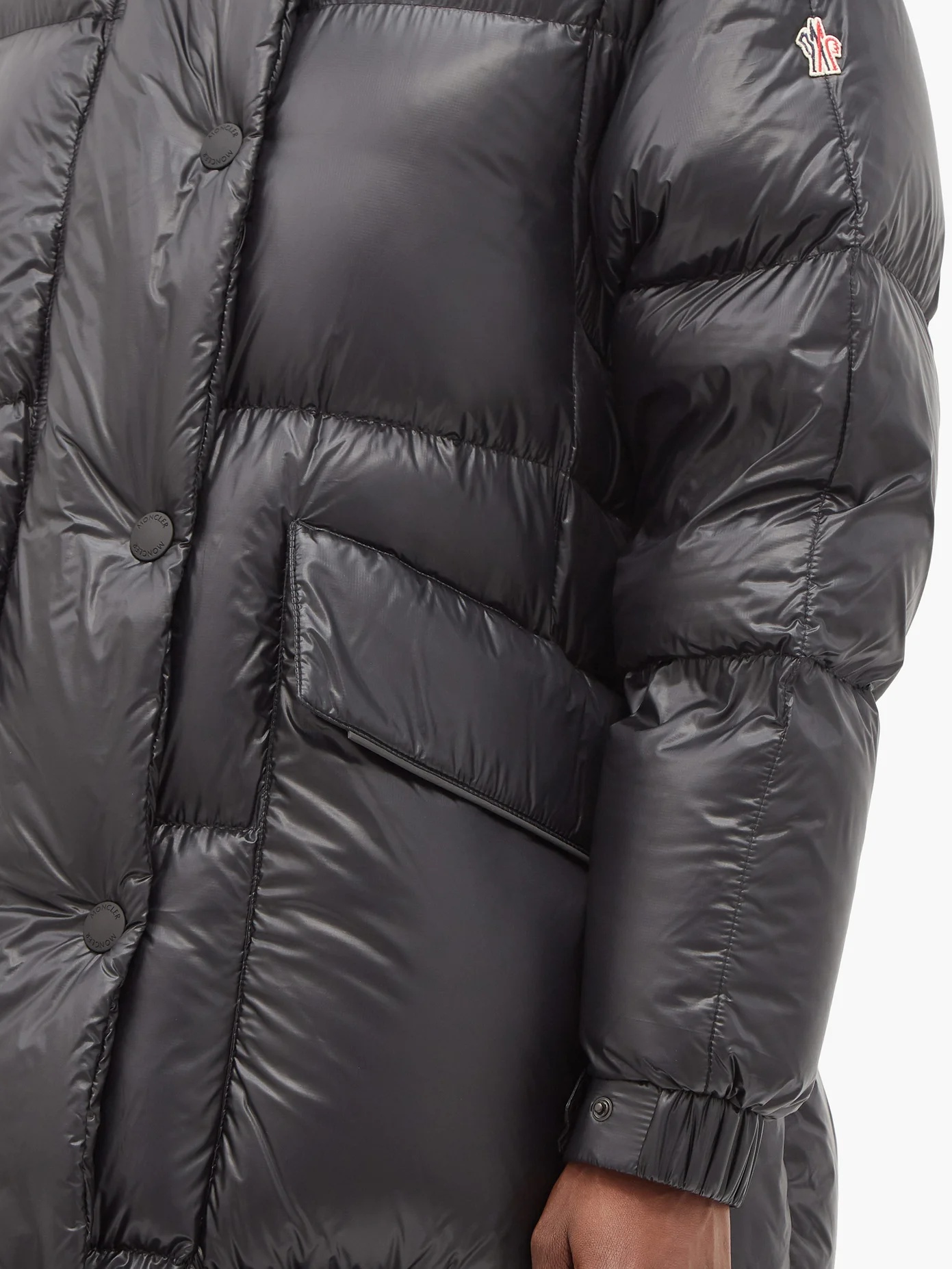 Entreves quilted down hooded jacket - 4