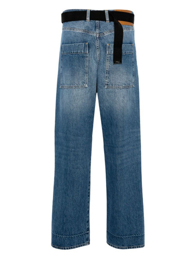 Plan C high-rise wide-leg jeans outlook