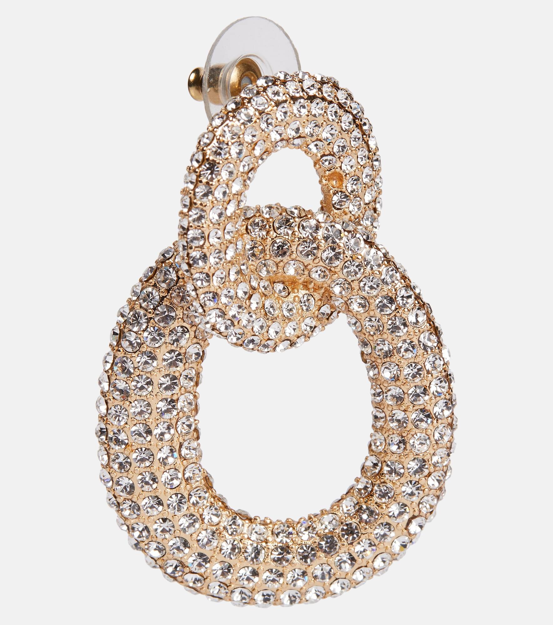 Crystal-embellished earrings - 2