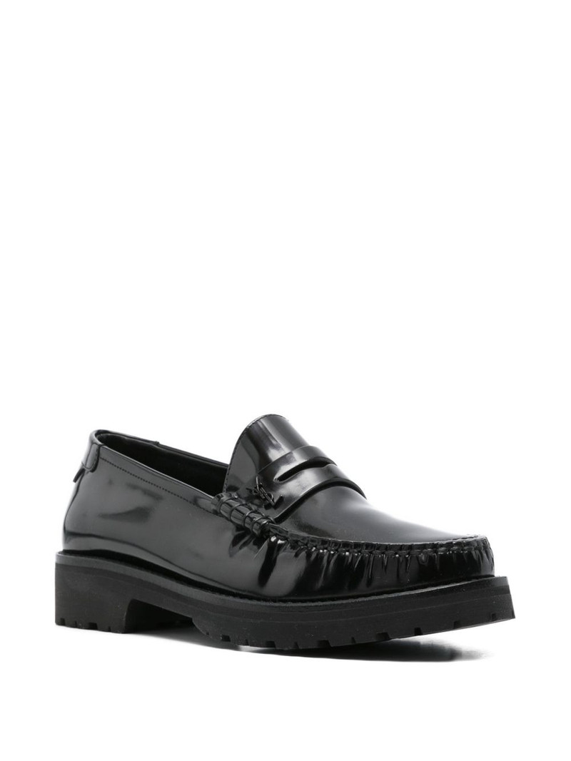 SAINT LAURENT Le Loafer leather loafers outlook