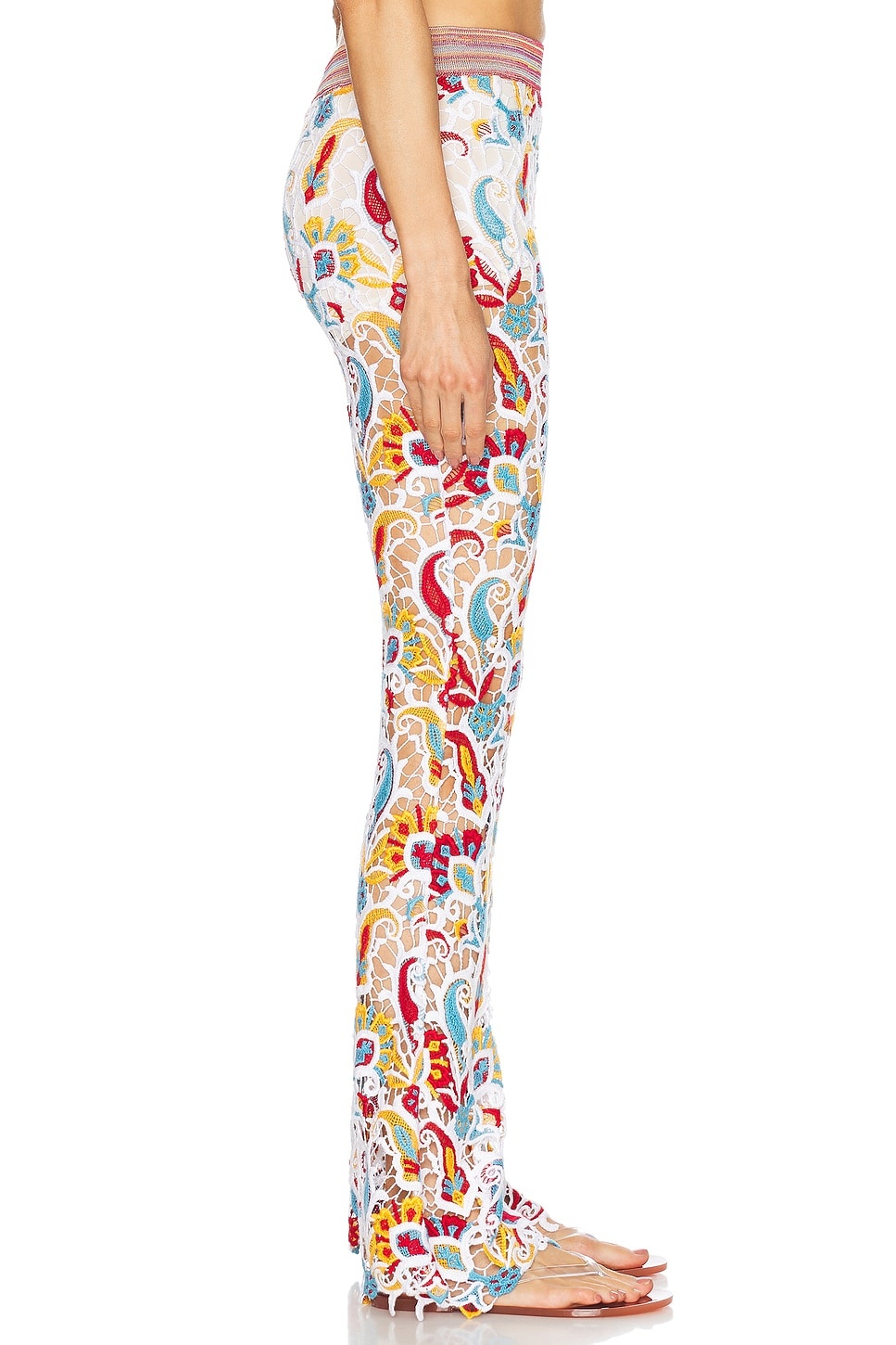 Knit Flare Pants - 3
