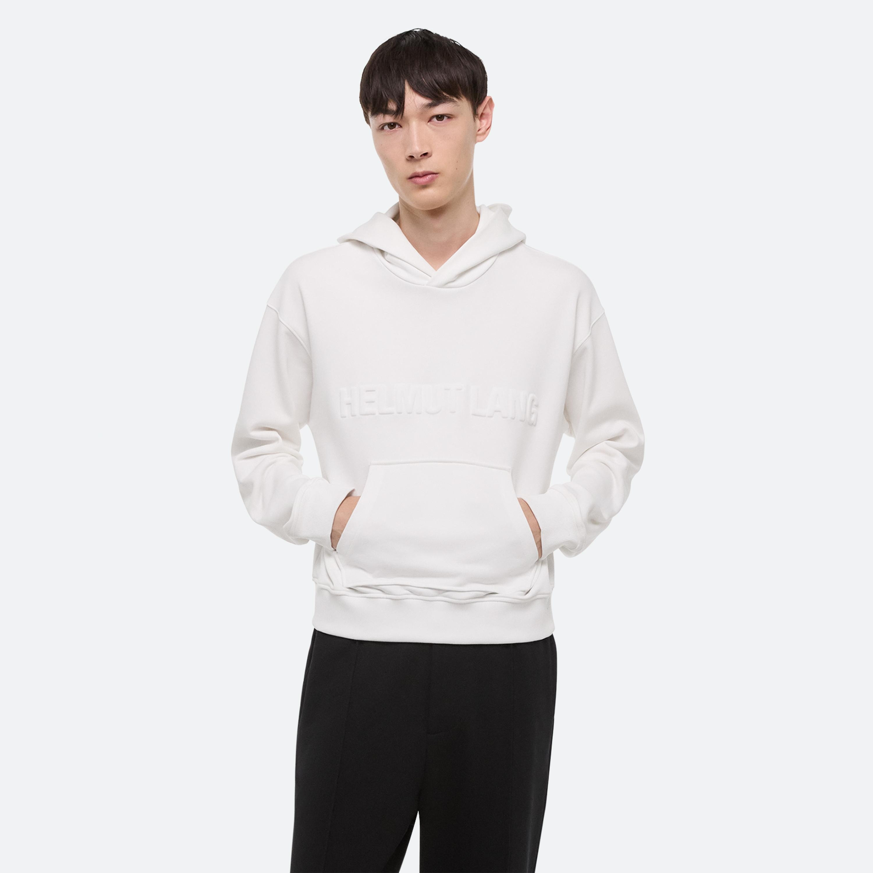 EMBOSSED LOGO HOODIE - 8