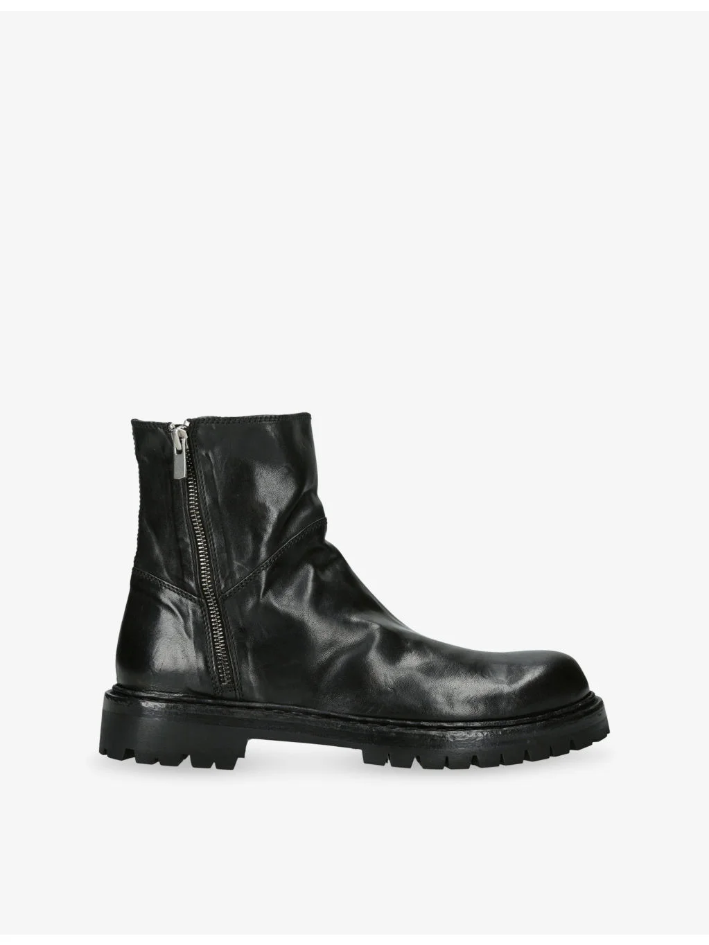 Bulla Leather Lug Boots - 1