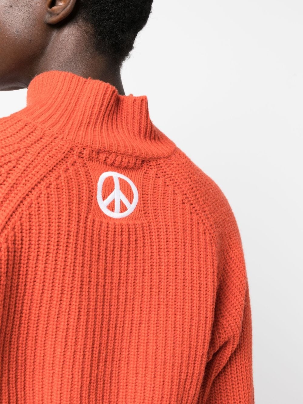 cropped knitted jumper - 5