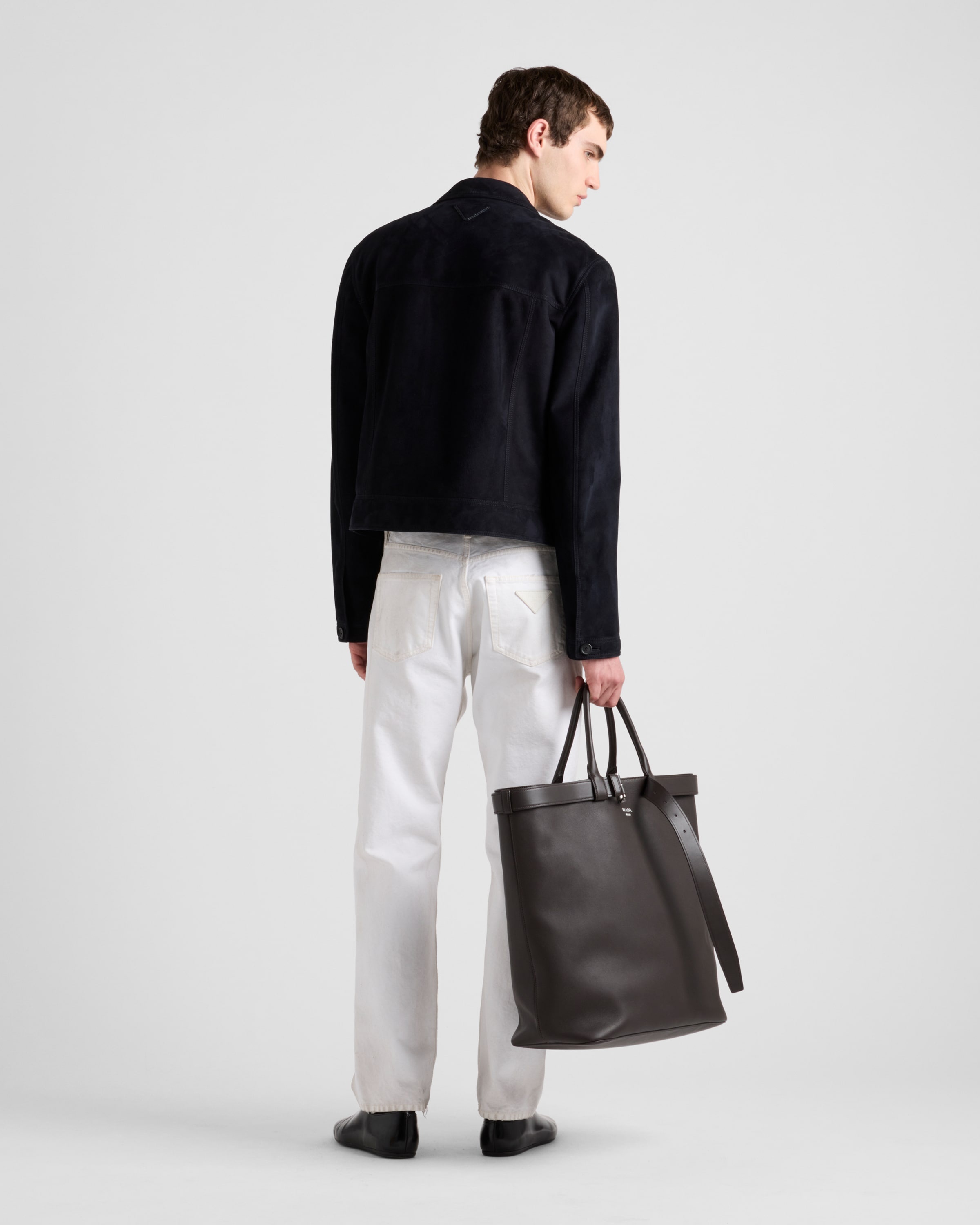 Suede blouson jacket - 5