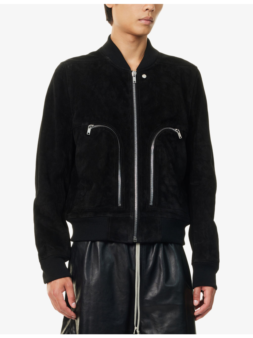 Bauhaus Flight Leather Bomber Jacket - 3