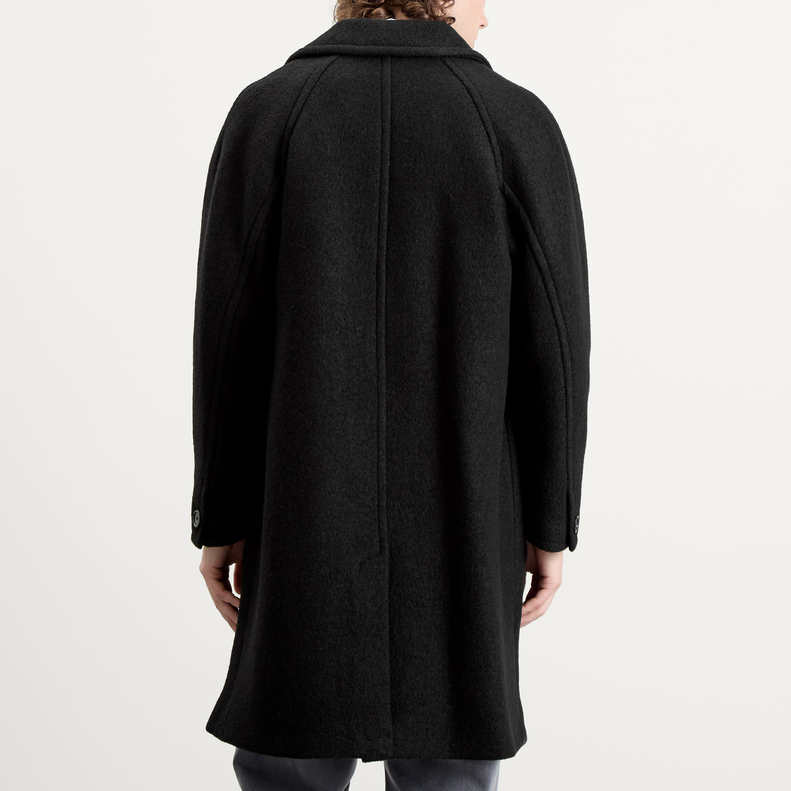A.P.C. Gaston Felted Wool Overcoat - 3
