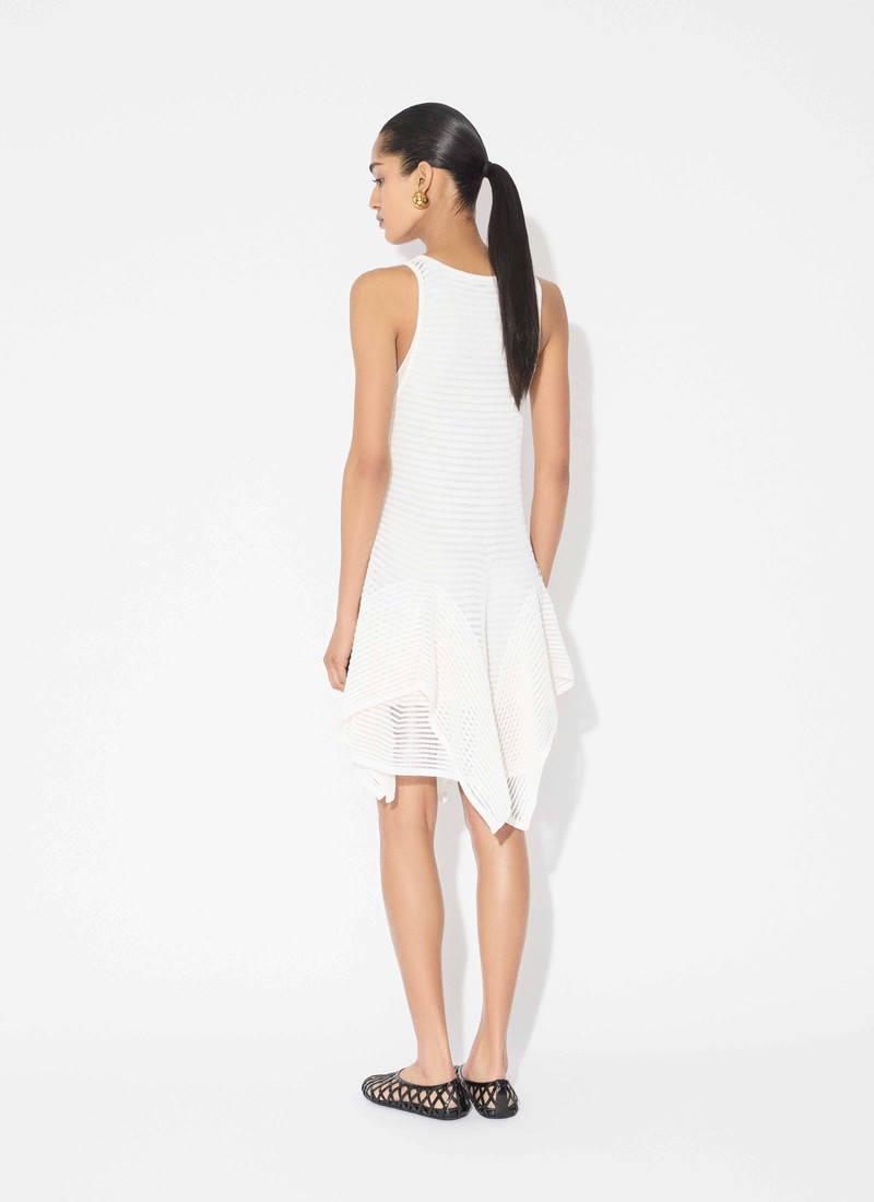Alaïa KNIT SHORT RUFFLE DRESS outlook