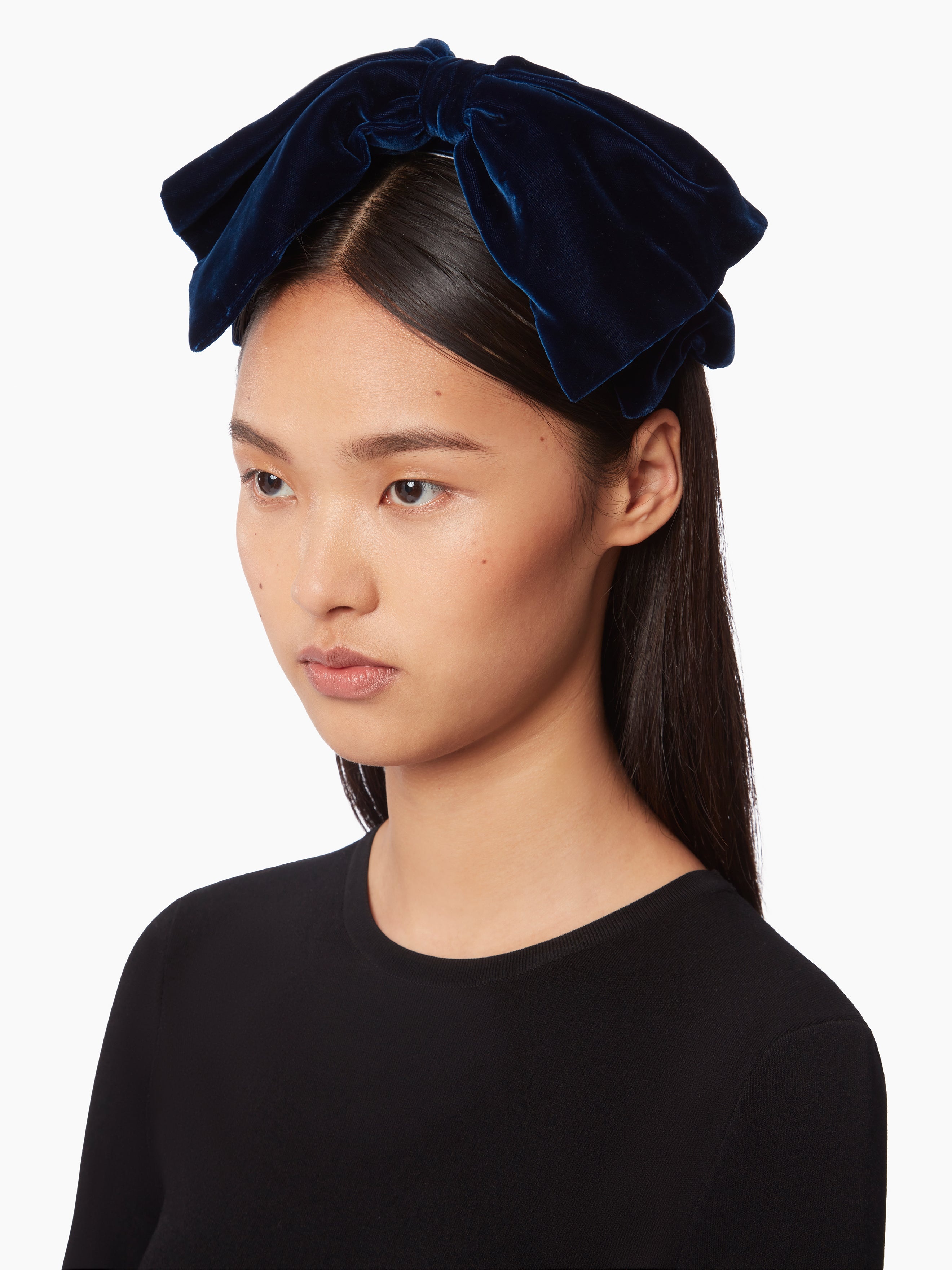 BOW HEADBAND IN VELVET - 2