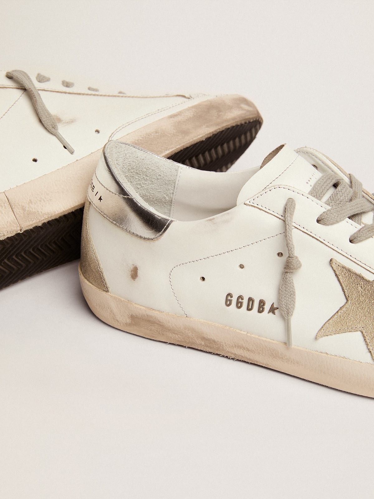 ★Golden ★Superstar Lettering Effect Sneakers★ Silver Golden Goose | Shoes | Golden Goose Superstar With Silver