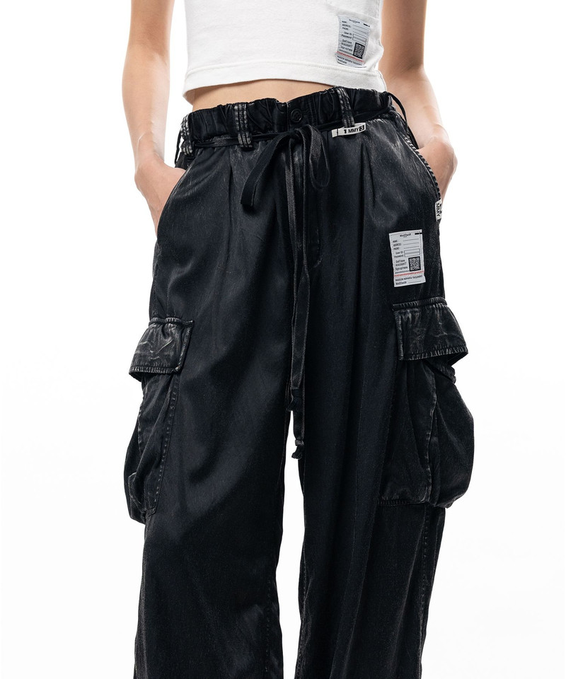 Satin Cargo Pants 6