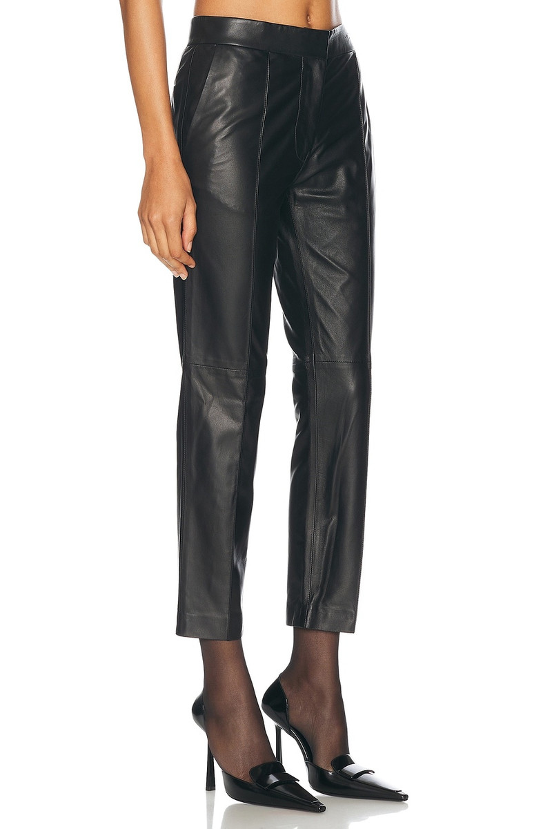 Leather Straight Crop Trouser 2