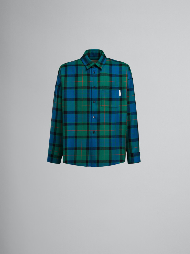 MULTICOLOR TARTAN WOOL SHIRT 1