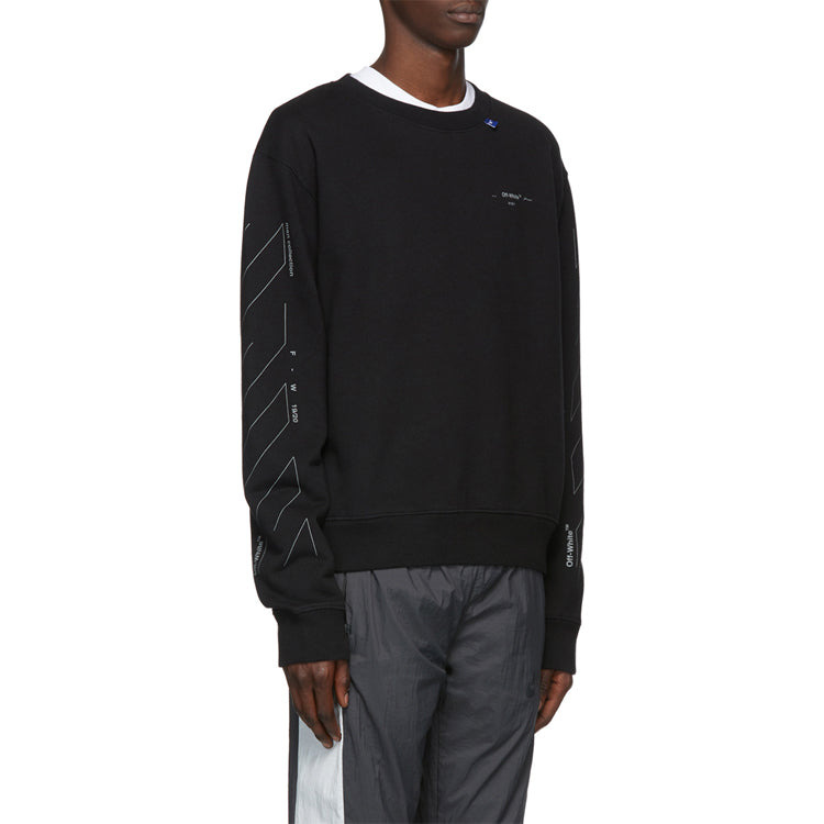 Off-White Unfinished 3M Arrow Crew Neck Sweater OMBA025E19E300031091 - 5