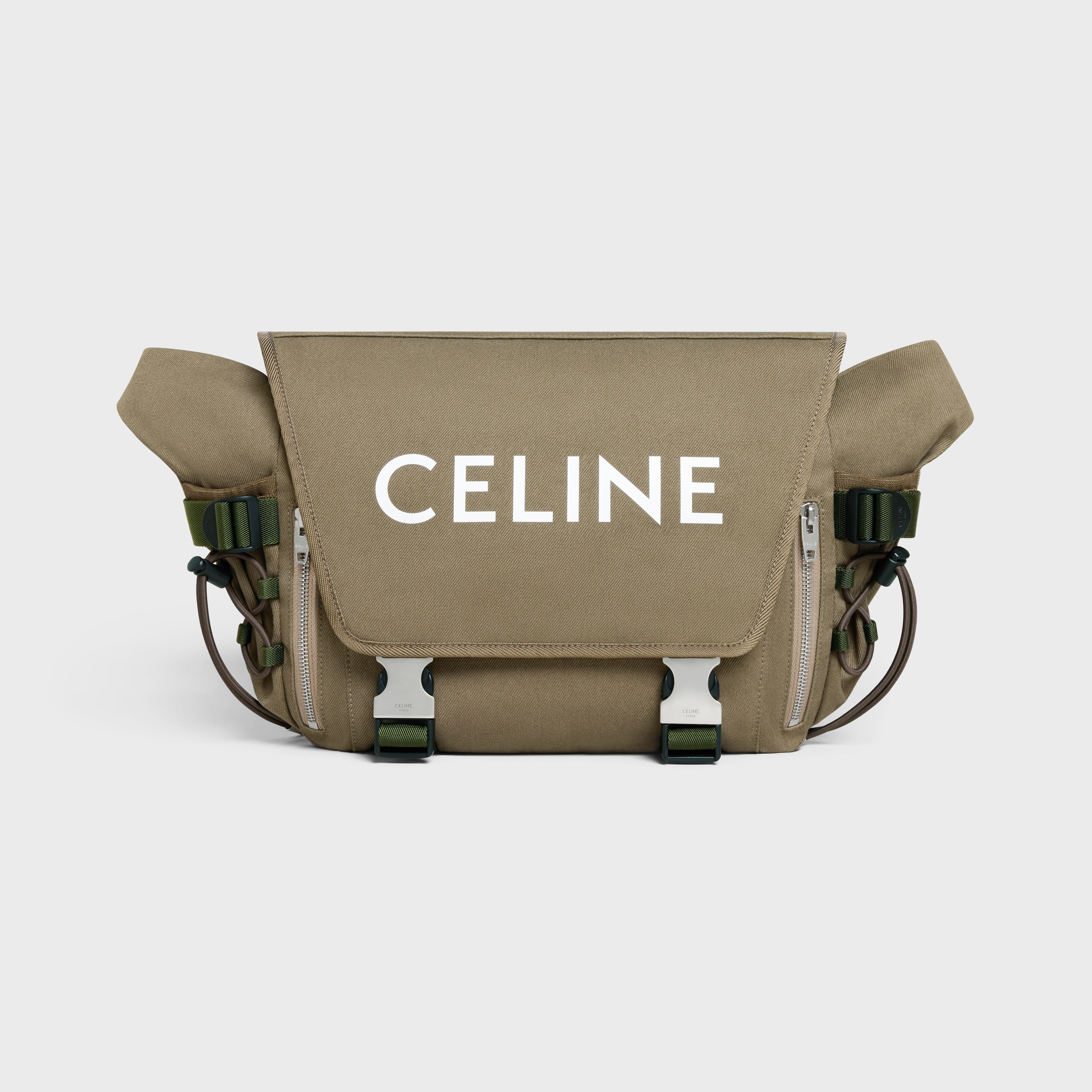 MEDIUM MESSENGER TREKKING in Cotton gabardine with Celine Print - 1
