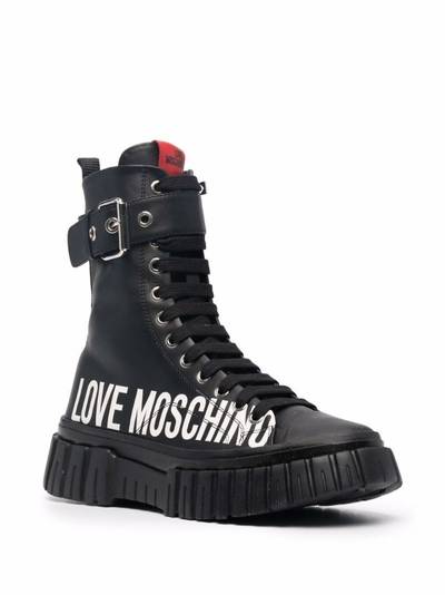 Moschino mid-calf length boots outlook