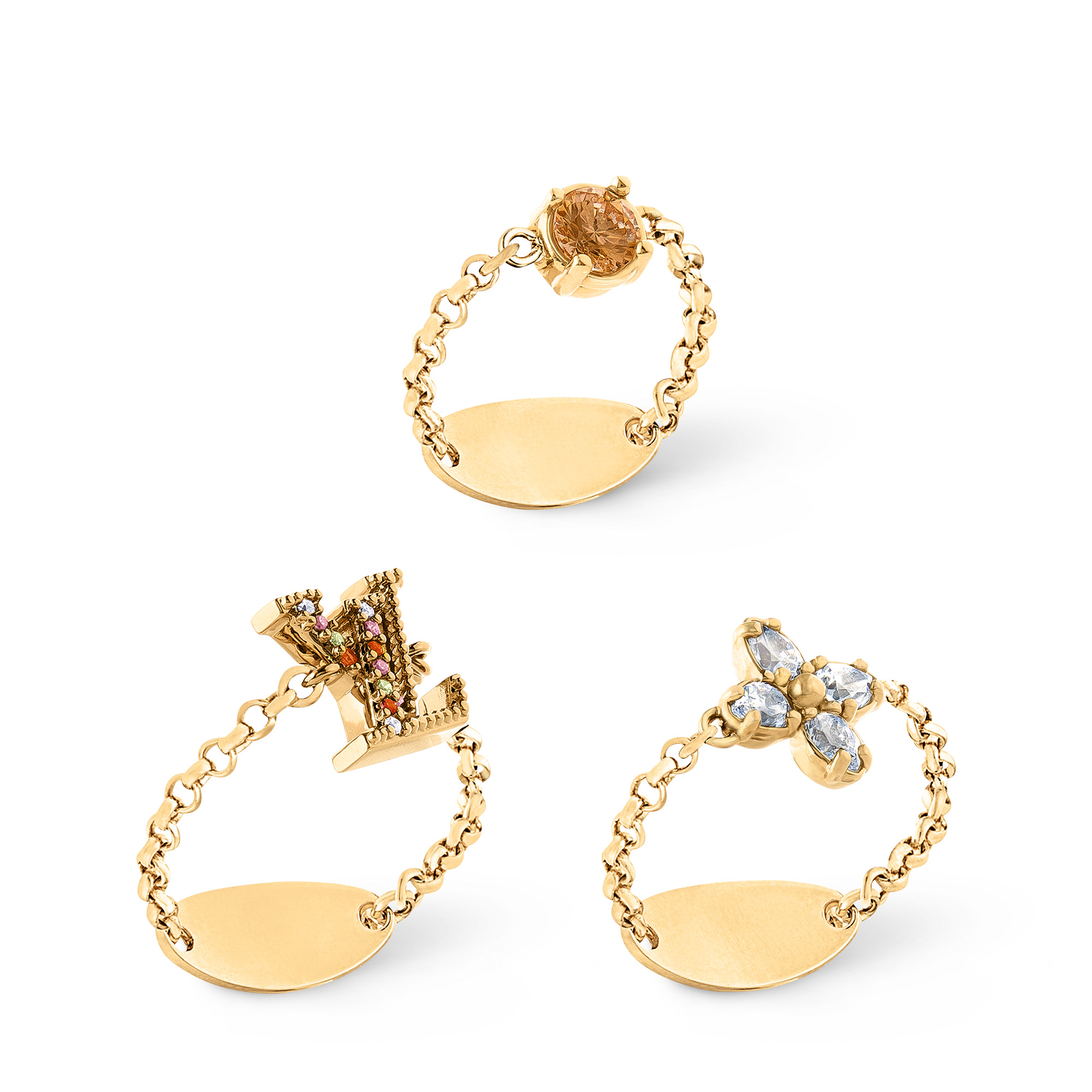 Lady LV Ring Set - 2