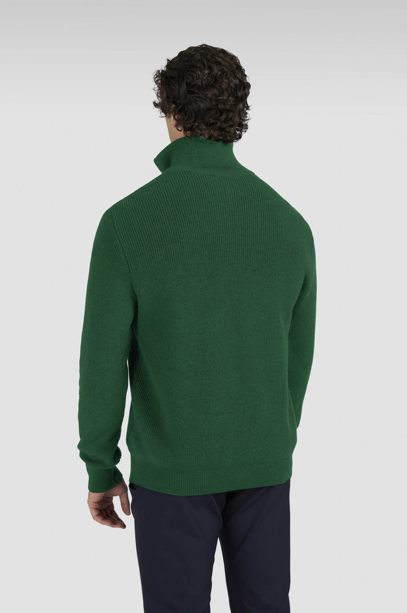 TECH WOOL HALF ZIP SWEATER 3