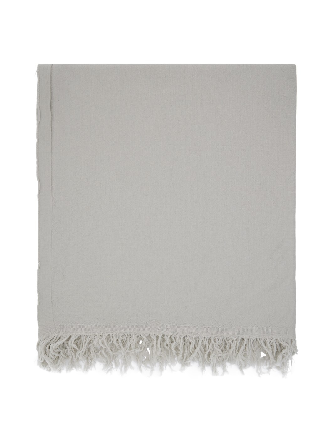 Off-White Knit Blanket Scarf - 2