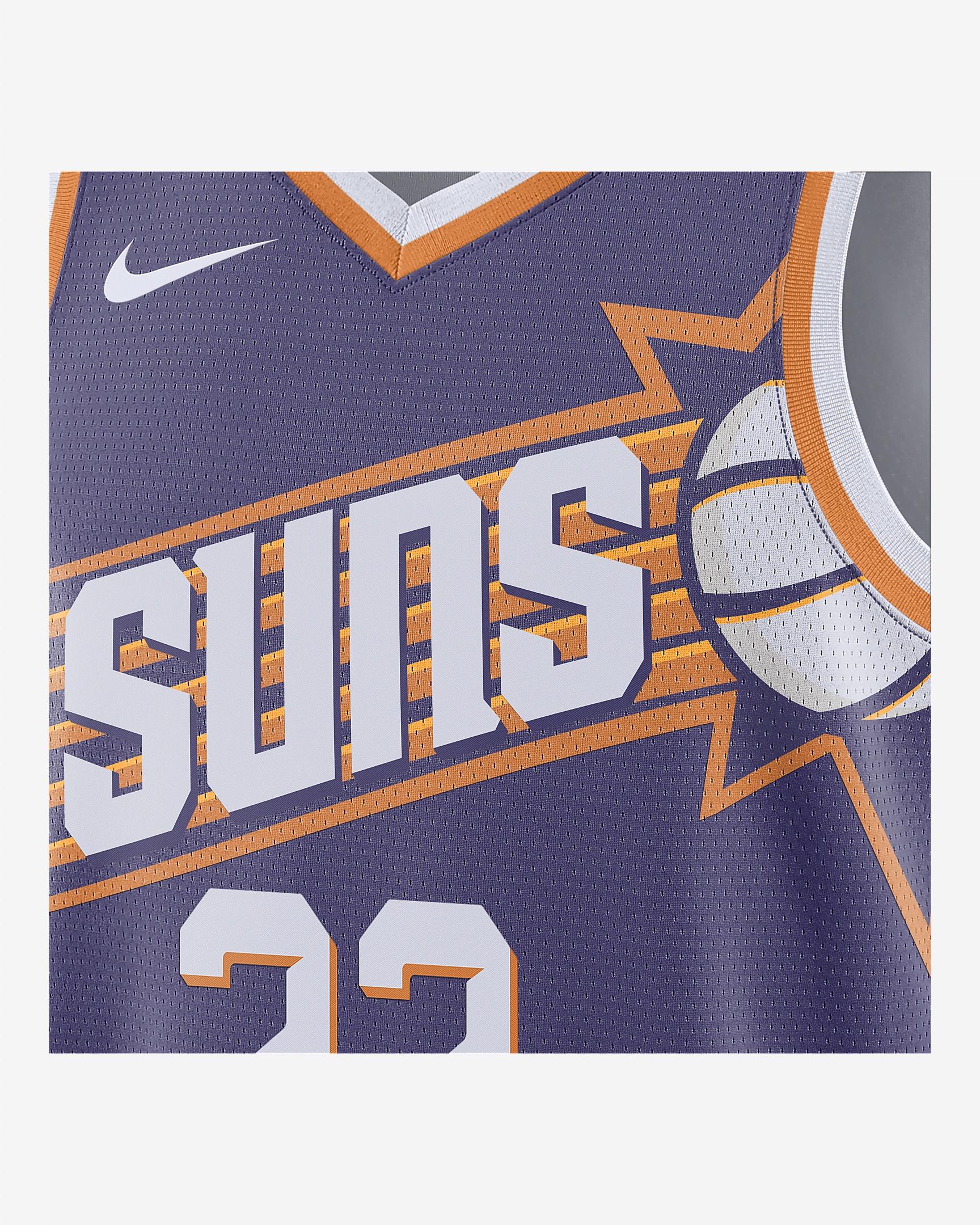 Phoenix Suns 2023/24 Icon Edition Nike Men's Dri-FIT NBA Swingman Jersey - 3