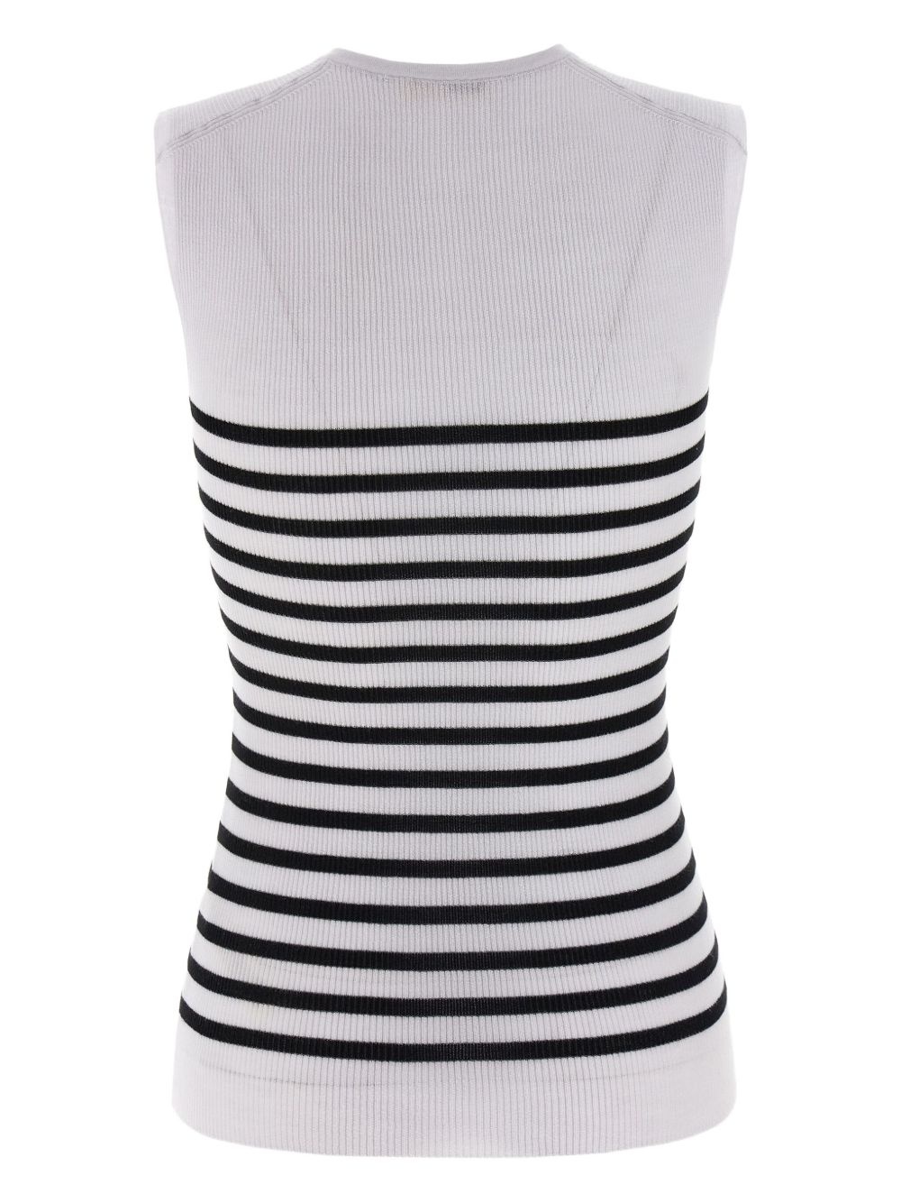 striped sleeveless top - 2