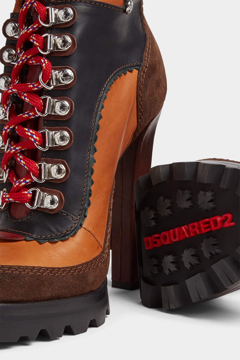 CANADIAN HIKING HEELED ANKLE BOOTS - 5
